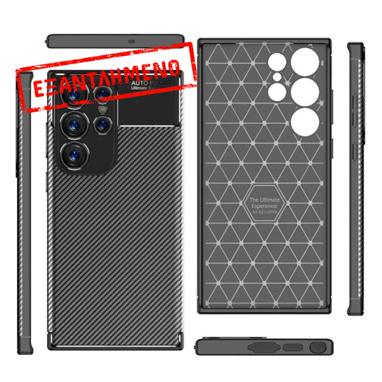 Θήκη Ancus AutoFocus Carbon Fiber για Samsung SM-S928 Galaxy S24 Ultra 5G  Μαύρη
