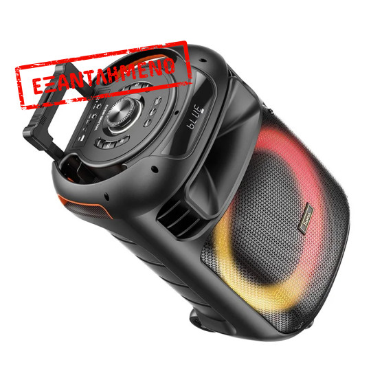 Φορητό Ηχείο Wireless Hoco HA5 Winner BT V5.0 60W 7000mAh 7h Αναπαραγωγή με TWS Micro SD USB και 2 Ασύρματα Μικρόφωνα