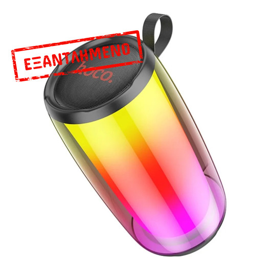 Φορητό Ηχείο Wireless Hoco HC18 Jumper V5.1 TWS 10W 2400mAh FM Micro SD USB AUX 360° LED Μαύρο