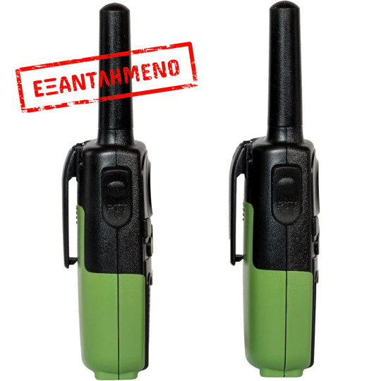 Walkie Talkie Sencor SMR 131 Σετ 2τεμ. με Yποδοχή Hands Free 2.5mm Εύρος Κάλυψης 7 km 3ΑΑΑ Μαύρο/Πράσινο Walkie Talkie Sencor SMR 131 Σετ 2τεμ. με Yποδοχή Hands Free 2.5mm Εύρος Κάλυψης 7 km 3ΑΑΑ Μαύρο/Πράσινο