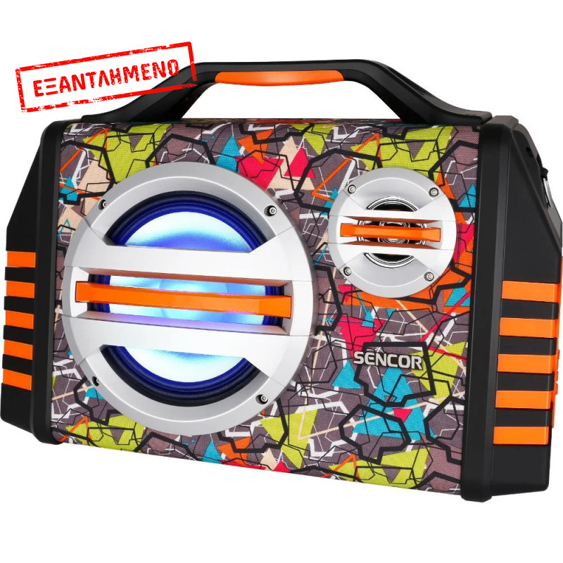 Sencor SSS 3200 KIDS Bluetooth Party Speaker με Μικρόφωνο, Karaoke και LED Φωτισμό 30W