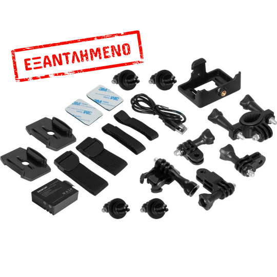 Action Camera Sencor 3CAM 2002 1920x1080 30Fps 900 mAh 2" TFT Οθόνη και Αδιάβροχη Θήκη