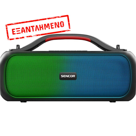 Αδιάβροχο Ασύρματο Ηχείο Bluetooth Sencor SSS 3100 LIGHT 60W, LED Φωτισμό και TWS IPX5