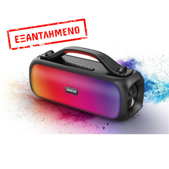 Αδιάβροχο Ασύρματο Ηχείο Bluetooth Sencor SSS 3100 LIGHT 60W, LED Φωτισμό και TWS IPX5