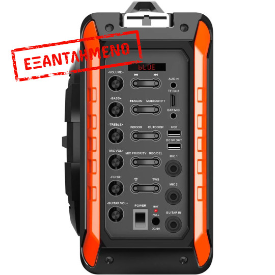 Sencor SSS 3900 KIDS Bluetooth Ηχείο, 100W, Karaoke, Ασύρματο Μικρόφωνο, LED Φωτισμός, FM Radio, USB, MicroSD, 10h Αυτονομία