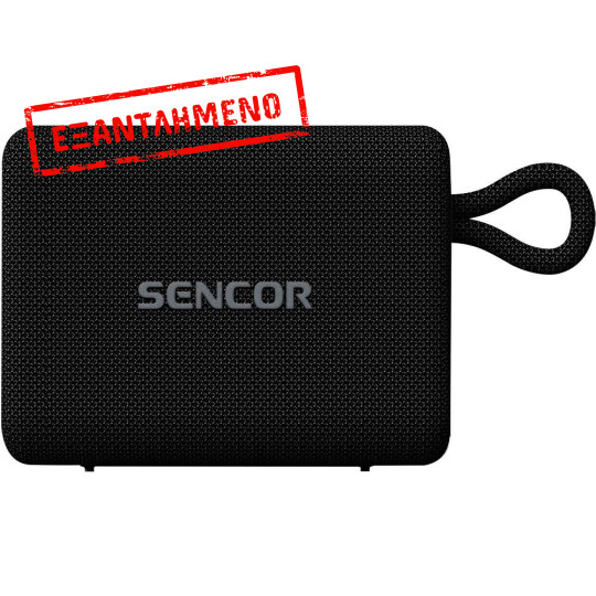 Αδιάβροχο Ασύρματο Ηχείο 5W με FM Ραδιόφωνο και TWS Sencor SSS 1400 Μαύρο