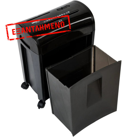 Καταστροφέας Εγγράφων Sencor SSK 482 10 Φύλλων με Καλάθι 14 Λίτρων