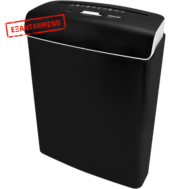 Κάθετος Καταστροφέας Εγγράφων Sencor SSK 160 6 Φύλλων με Καλάθι 7 Λίτρων