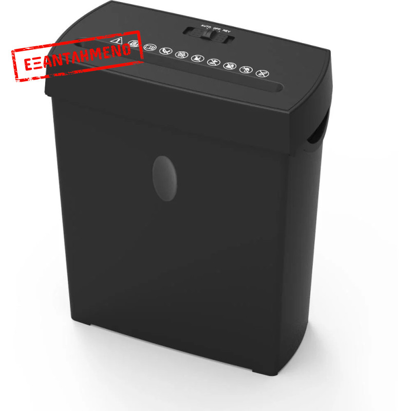 Καταστροφέας Εγγράφων Sencor SSK 361 με Κοπή σε Λωρίδες και Τεμαχισμό 6 Φύλλων με Καλάθι 11 Λίτρων