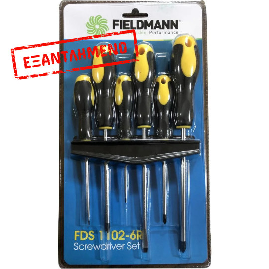 Σετ Κατσαβίδια Fieldmann FDS 1102-6R με Βάση Τοποθέτησης 6 Τεμ.