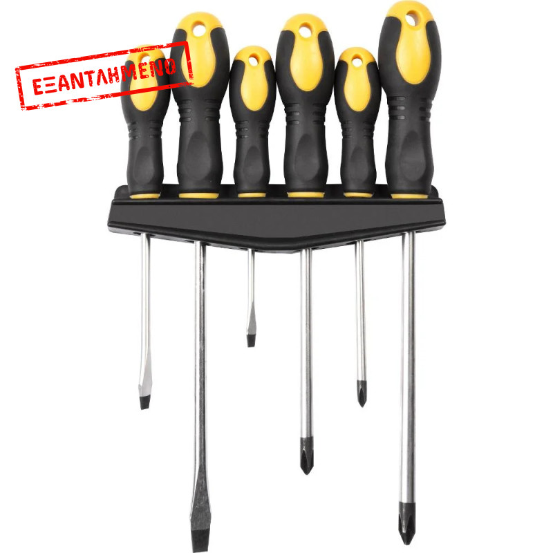 Σετ Κατσαβίδια Fieldmann FDS 1102-6R με Βάση Τοποθέτησης 6 Τεμ.