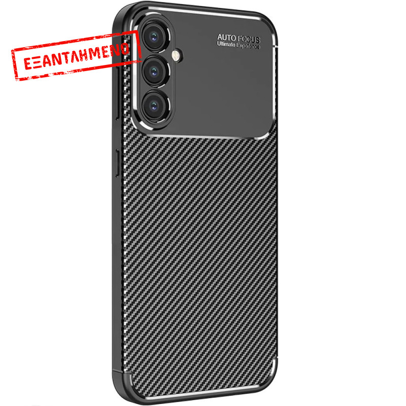 Θήκη Ancus AutoFocus Carbon Fiber για Samsung SM-A356 Galaxy A35 5G Μαύρη