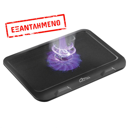 Laptop Cooler Media-Tech MT2660 Μαύρο για Φορητούς Υπολογιστές έως 14''