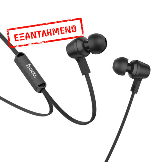 Hands Free Hoco M86 Oceanic Universal Earphones Deep Bass Stereo Συμβατά με Όλες τις Συσκευές USB-C Μαύρο 1.2m