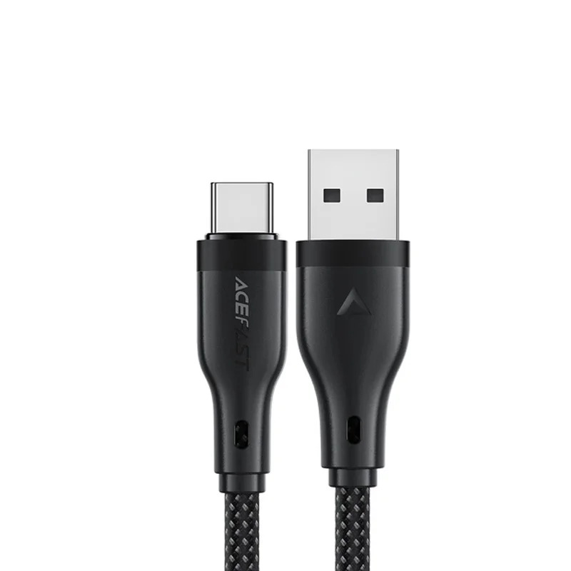 Καλώδιο Acefast C8-04 USB σε USB-C 3A Braided Μαύρο 1.2m Καλώδιο Acefast C8-04 USB σε USB-C 3A Braided Μαύρο 1.2m