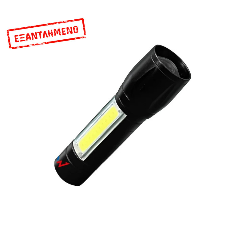 Επαναφορτιζόμενος Φακός Wonder Wt1501S 100 Lumens Απόσταση Δέσμης: 50m Αυτονομία:4h Βάρος:53gr IP44 Αλουμινίου
