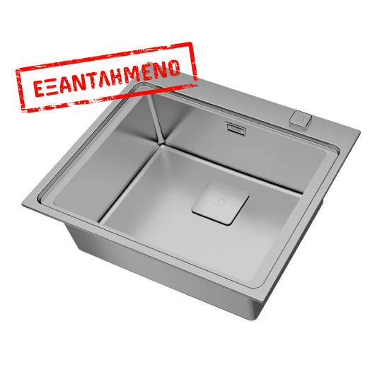 Νεροχύτης Inox TEKA 1 Γούρνα για Ένθετη Τοποθέτηση 60x52cm ZENIT RS15 1B Auto Pro Maestro 115000021