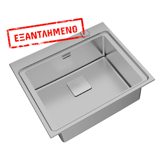 Νεροχύτης Inox TEKA 1 Γούρνα για Ένθετη Τοποθέτηση 60x52cm ZENIT RS15 1B Auto Pro Maestro 115000021