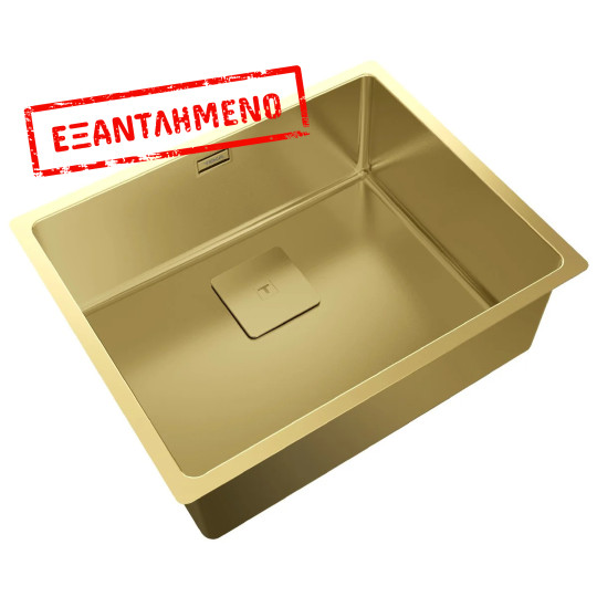 Νεροχύτης Μπρούτζινος TEKA 1 Γούρνα για Ένθετη, Επίπεδη & Υποκαθήμενη Τοποθέτηση 54x44cm FLEXLINEA RS15 50.40 115000023