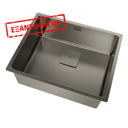 Νεροχύτης Τitanium TEKA 1 Γούρνα για Ένθετη, Επίπεδη & Υποκαθήμενη Τοποθέτηση 54x44cm FLEXLINEA RS15 50.40 115000024