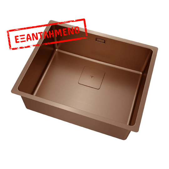 Νεροχύτης Χάλκινος TEKA 1 Γούρνα για Ένθετη, Επίπεδη & Υποκαθήμενη Τοποθέτηση 54x44cm FLEXLINEA RS15 50.40 115000025