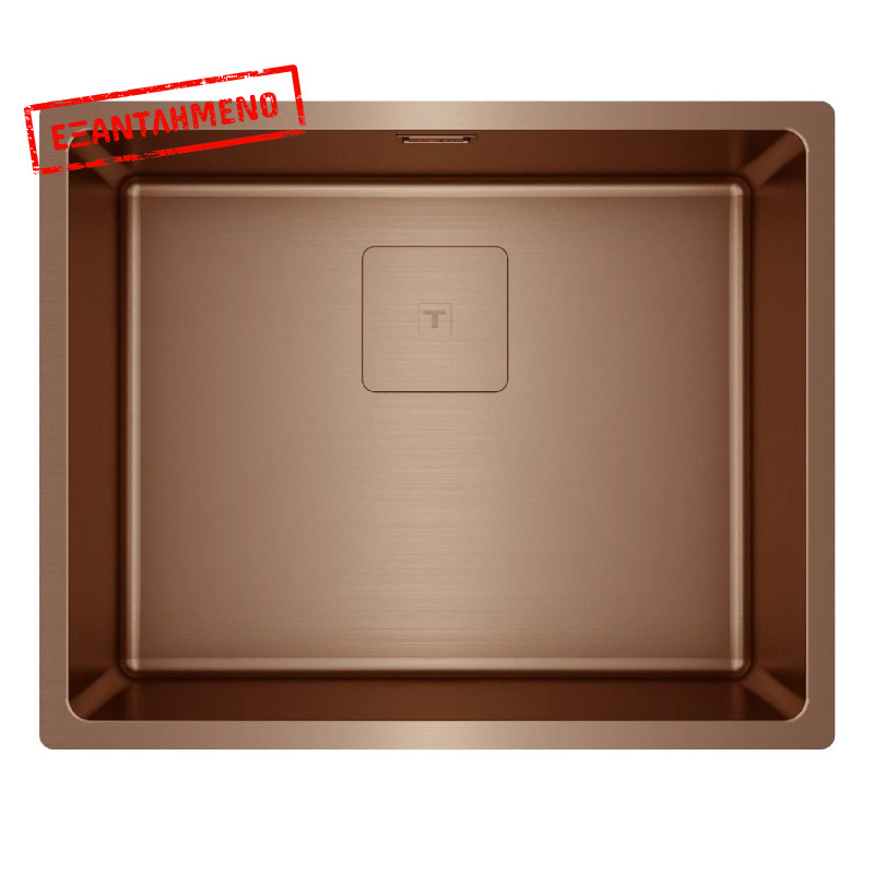 Νεροχύτης Χάλκινος TEKA 1 Γούρνα για Ένθετη, Επίπεδη & Υποκαθήμενη Τοποθέτηση 54x44cm FLEXLINEA RS15 50.40 115000025