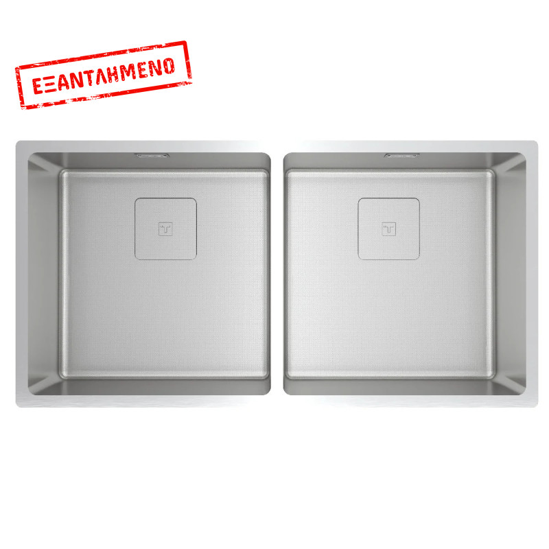 Νεροχύτης Inox TEKA 2 Γούρνες για Ένθετη, Επίπεδη & Υποκαθήμενη Τοποθέτηση 86x44cm FLEXLINEA RS15 2B 860 PureClean 115030026