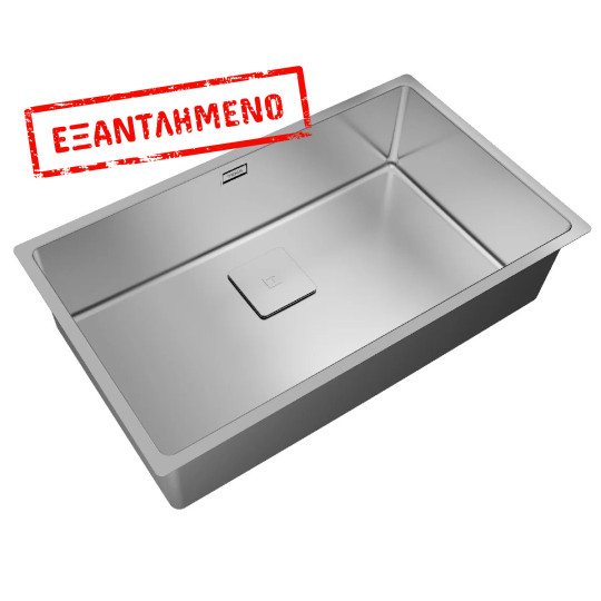 Νεροχύτης Inox TEKA 1 Γούρνα για Ένθετη, Επίπεδη & Υποκαθήμενη Τοποθέτηση 75x44cm FLEXLINEA RS15 71.40 115000011