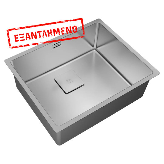 Νεροχύτης Inox TEKA 1 Γούρνα για Ένθετη, Επίπεδη & Υποκαθήμενη Τοποθέτηση 54x44cm FLEXLINEA RS15 50.40 115000012