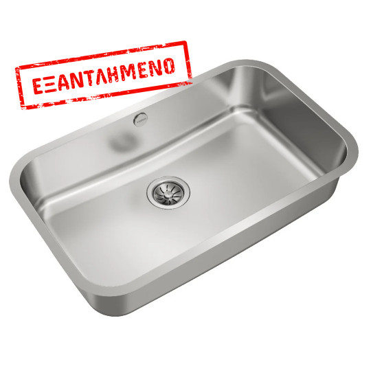 Νεροχύτης Inox TEKA 1 Γούρνα για Υποκαθήμενη Τοποθέτηση 78,7x48,2cm BE 74.43 TOTAL 10125121