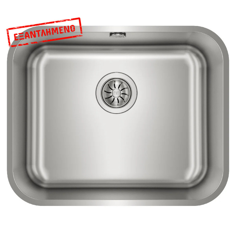 Νεροχύτης Inox TEKA 1 Γούρνα για Υποκαθήμενη Τοποθέτηση 53x43cm BBE 50.40 PLUS 1B TOTAL 10125122