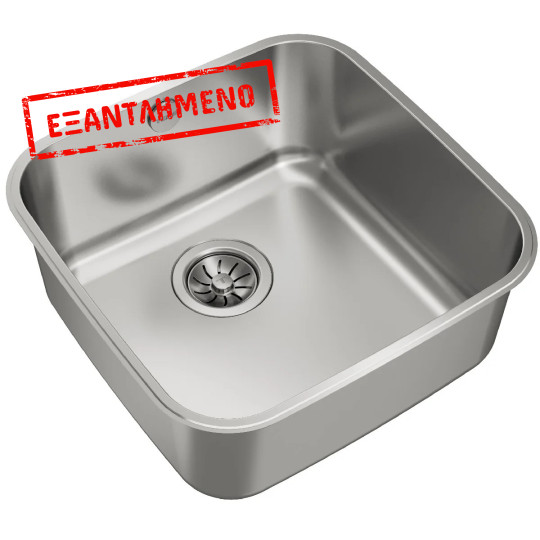 Νεροχύτης Inox TEKA 1 Γούρνα για Υποκαθήμενη Τοποθέτηση 33,5x43,5cm BE 40.40 1B TOTAL 10125152