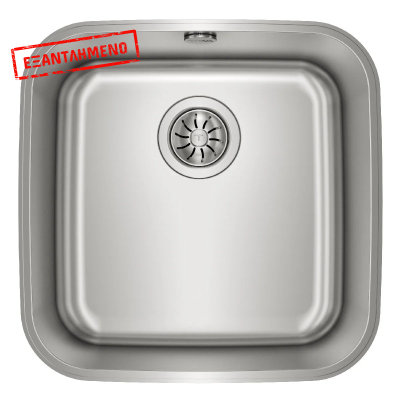 Νεροχύτης Inox TEKA 1 Γούρνα για Υποκαθήμενη Τοποθέτηση 33,5x43,5cm BE 40.40 1B TOTAL 10125152