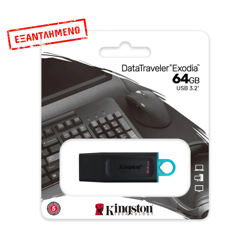 USB 3.2 Kingston Flash Drive Exodia 64GB DTX/64GB
