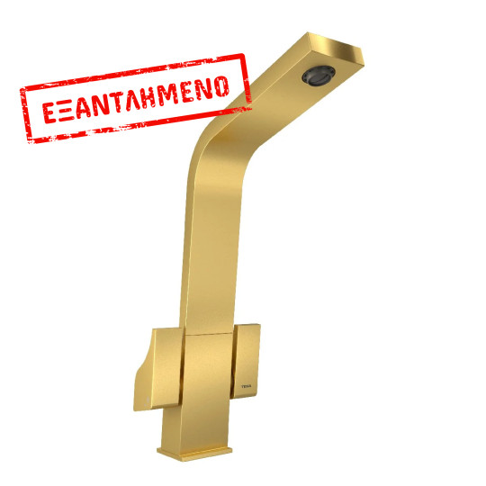 Μπαταρία Νεροχύτη Metallic TEKA Περιστρεφόμενη με 2 Λαβές IC 915 3/8”-1/2"Maestro Brass Collection 116030012