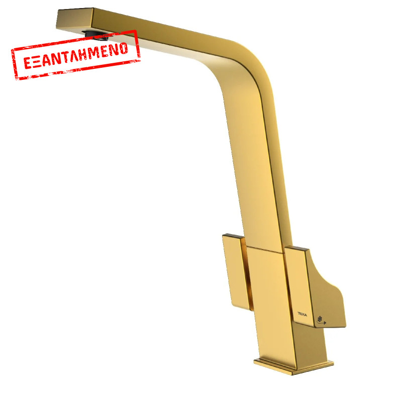 Μπαταρία Νεροχύτη Metallic TEKA Περιστρεφόμενη με 2 Λαβές IC 915 3/8”-1/2"Maestro Brass Collection 116030012