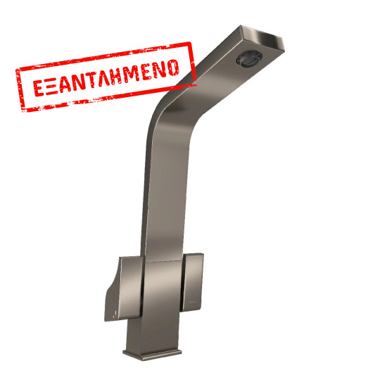 Μπαταρία Νεροχύτη Metallic TEKA Περιστρεφόμενη με 2 Λαβές IC 915 3/8”-1/2"Maestro Titanium Collection 116030011