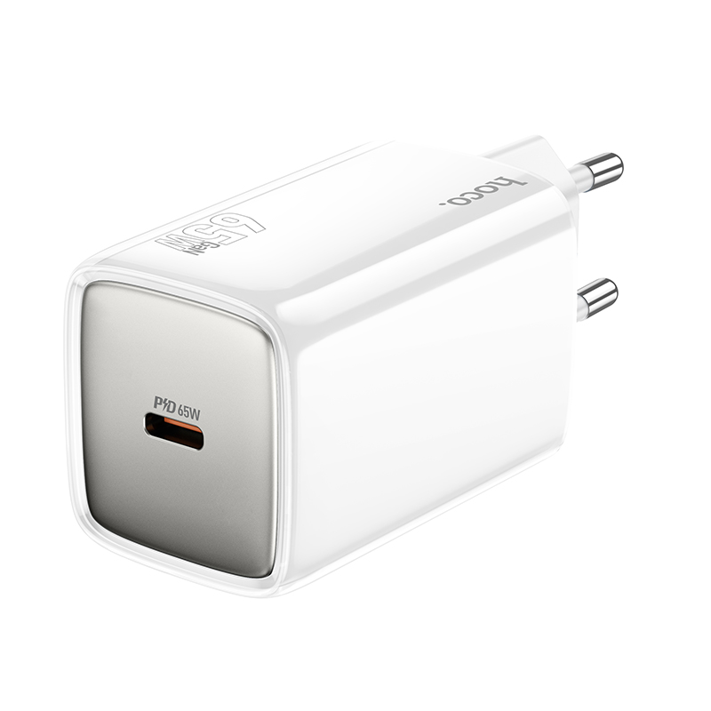 Φορτιστής Ταξιδίου Hoco N48 Glorious USB-C 65W Λευκός Φορτιστής Ταξιδίου Hoco N48 Glorious USB-C 65W Λευκός