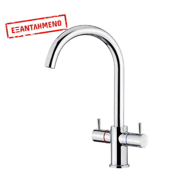 Μπαταρία Νεροχύτη Inox TEKA Περιστρεφόμενη GO 915 3/8”-1/2”EASY 116030016 Μπαταρία Νεροχύτη Inox TEKA Περιστρεφόμενη GO 915 3/8”-1/2”EASY 116030016