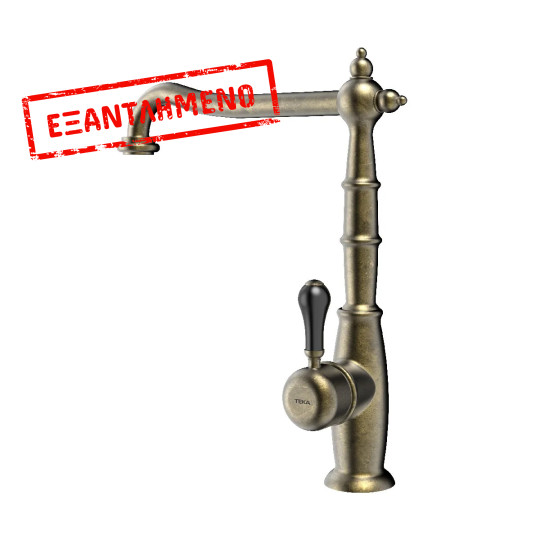 Μπαταρία Νεροχύτη Inox TEKA Περιστρεφόμενη με Retro Design & Κεραμικό Χερούλι FO 915 3/8”-1/2”TOTAL Μπρονζέ 116030051 Μπαταρία Νεροχύτη Inox TEKA Περιστρεφόμενη με Retro Design & Κεραμικό Χερούλι FO 915 3/8”-1/2”TOTAL Μπρονζέ 116030051