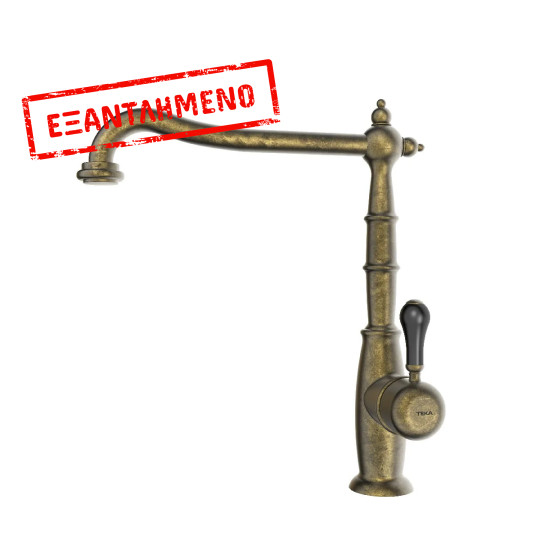 Μπαταρία Νεροχύτη Inox TEKA Περιστρεφόμενη με Retro Design & Κεραμικό Χερούλι FO 915 3/8”-1/2”TOTAL Μπρονζέ 116030051 Μπαταρία Νεροχύτη Inox TEKA Περιστρεφόμενη με Retro Design & Κεραμικό Χερούλι FO 915 3/8”-1/2”TOTAL Μπρονζέ 116030051