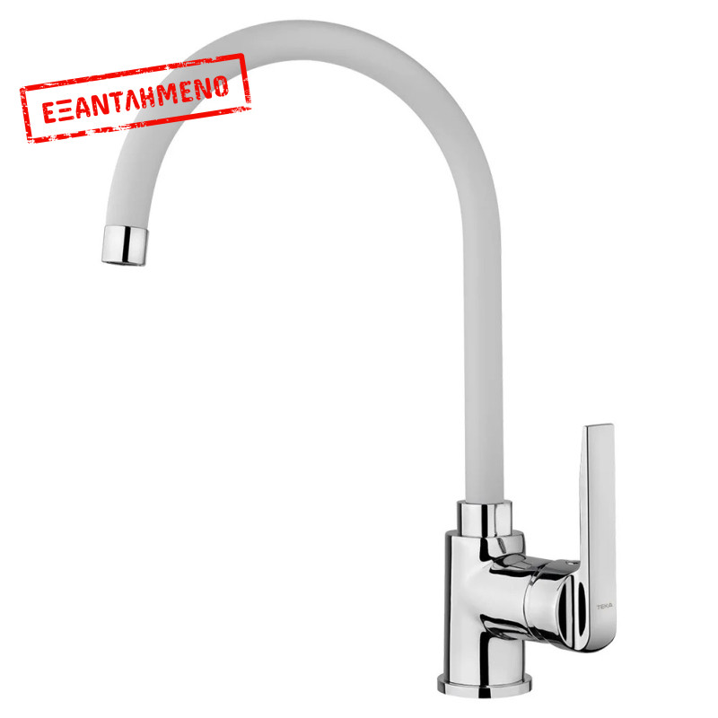 Μπαταρία Νεροχύτη Inox TEKA Περιστρεφόμενη IN 995 FW 3/8”-1/2’’EASY Λευκό 53995120FW Μπαταρία Νεροχύτη Inox TEKA Περιστρεφόμενη IN 995 FW 3/8”-1/2’’EASY Λευκό 53995120FW