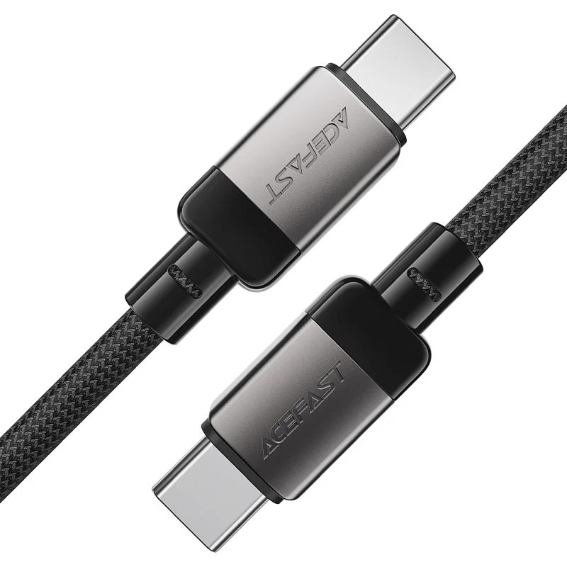 Καλώδιο Acefast C9-03  Μεταλλικό USB-C σε USB-C 60W 20V/3A Braided Μαύρο 1.2m.