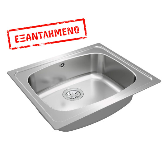 Νεροχύτης Inox TEKA 1 Γούρνα  για Ένθετη Τοποθέτηση 60x51cm UNIVERSE 60 TOTAL 115010012