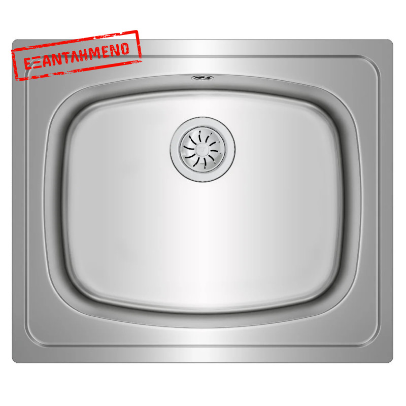 Νεροχύτης Inox TEKA 1 Γούρνα  για Ένθετη Τοποθέτηση 60x51cm UNIVERSE 60 TOTAL 115010012