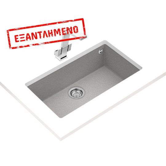 Νεροχύτης απο Συνθετικό Γρανίτη TEKA 1 Γούρνα για Υποκαθήμενη Τοποθέτηση 76x44cm SQUARE 72 MAESTRO Γκρι 115230016 Νεροχύτης απο Συνθετικό Γρανίτη TEKA 1 Γούρνα για Υποκαθήμενη Τοποθέτηση 76x44cm SQUARE 72 MAESTRO Γκρι 115230016