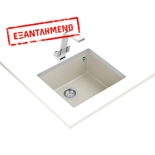 Νεροχύτης απο Συνθετικό Γρανίτη TEKA 1 Γούρνα για Υποκαθήμενη Τοποθέτηση 54x44cm SQUARE 50 MAESTRO Κρεμ 115230023 Νεροχύτης απο Συνθετικό Γρανίτη TEKA 1 Γούρνα για Υποκαθήμενη Τοποθέτηση 54x44cm SQUARE 50 MAESTRO Κρεμ 115230023