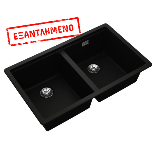 Νεροχύτης απο Συνθετικό Γρανίτη TEKA 2 Γούρνες για Υποκαθήμενη Τοποθέτηση 75x45.6 cm RADEA R10 MAESTRO Μαύρος 115260038 Νεροχύτης απο Συνθετικό Γρανίτη TEKA 2 Γούρνες για Υποκαθήμενη Τοποθέτηση 75x45.6 cm RADEA R10 MAESTRO Μαύρος 115260038
