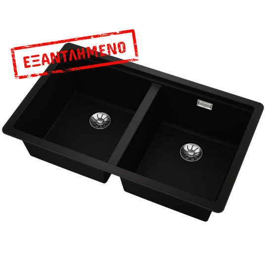 Νεροχύτης απο Συνθετικό Γρανίτη TEKA 2 Γούρνες για Υποκαθήμενη Τοποθέτηση 75x45.6 cm RADEA R10 MAESTRO Μαύρος 115260038 Νεροχύτης απο Συνθετικό Γρανίτη TEKA 2 Γούρνες για Υποκαθήμενη Τοποθέτηση 75x45.6 cm RADEA R10 MAESTRO Μαύρος 115260038