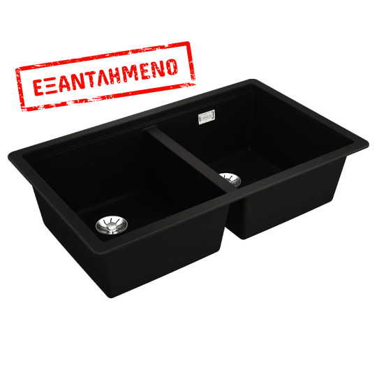 Νεροχύτης απο Συνθετικό Γρανίτη TEKA 2 Γούρνες για Υποκαθήμενη Τοποθέτηση 75x45.6 cm RADEA R10 MAESTRO Μαύρος 115260038 Νεροχύτης απο Συνθετικό Γρανίτη TEKA 2 Γούρνες για Υποκαθήμενη Τοποθέτηση 75x45.6 cm RADEA R10 MAESTRO Μαύρος 115260038